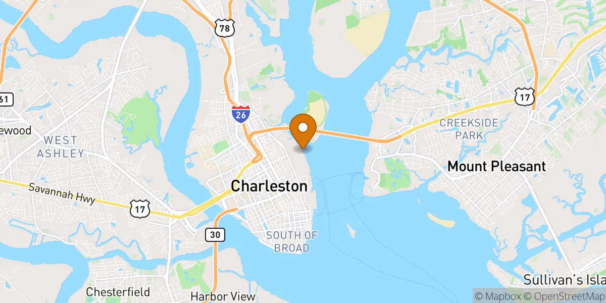 neighborhood map in Charleston, SC