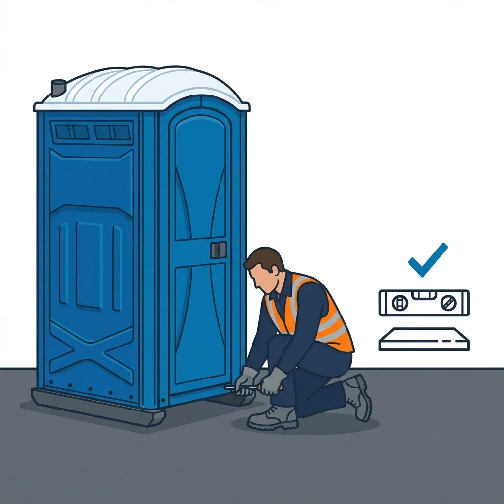 Infographic detailing flat floor entry safety indicators and symptoms in Charleston, SC